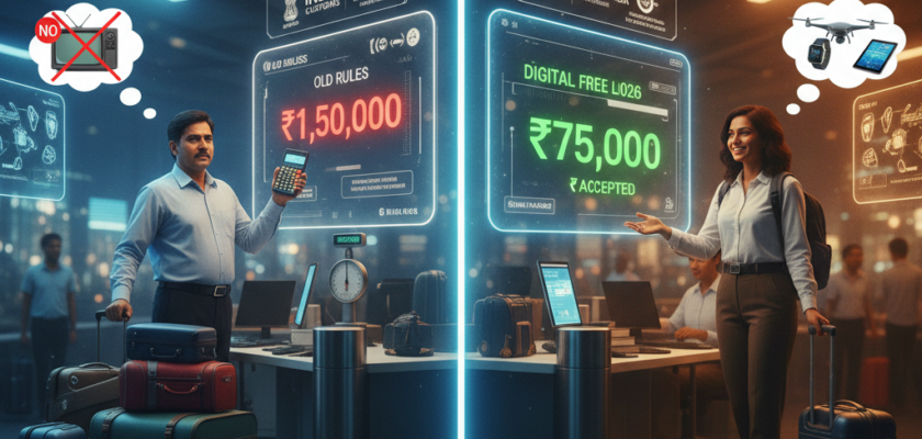 New baggage rules India 2026 duty free limit